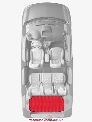ЭВА коврики «Queen Lux» багажник для Mercedes R 63 AMG